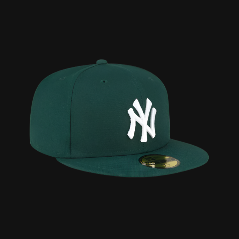 Dark Green 59FIFTY Fitted side