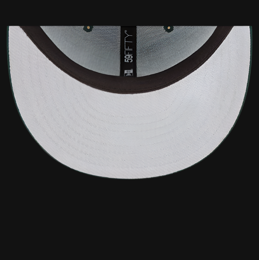 LA Dodgers MLB Basic Grey 59FIFTY Fitted Cap bottom