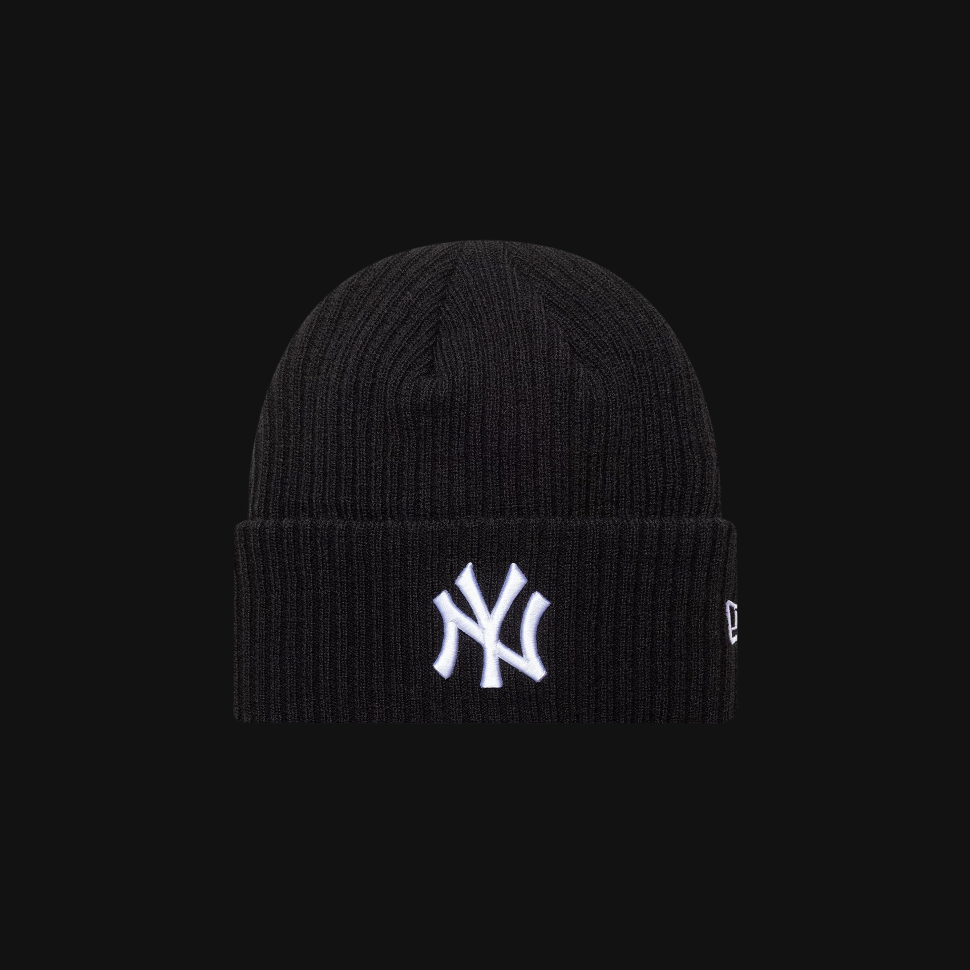 NY Black Beanie - Premium Knit Winter Cap | NoCap