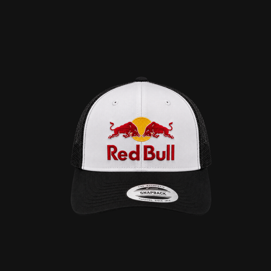 (New Arrival) REDBULL White Trucker Cap