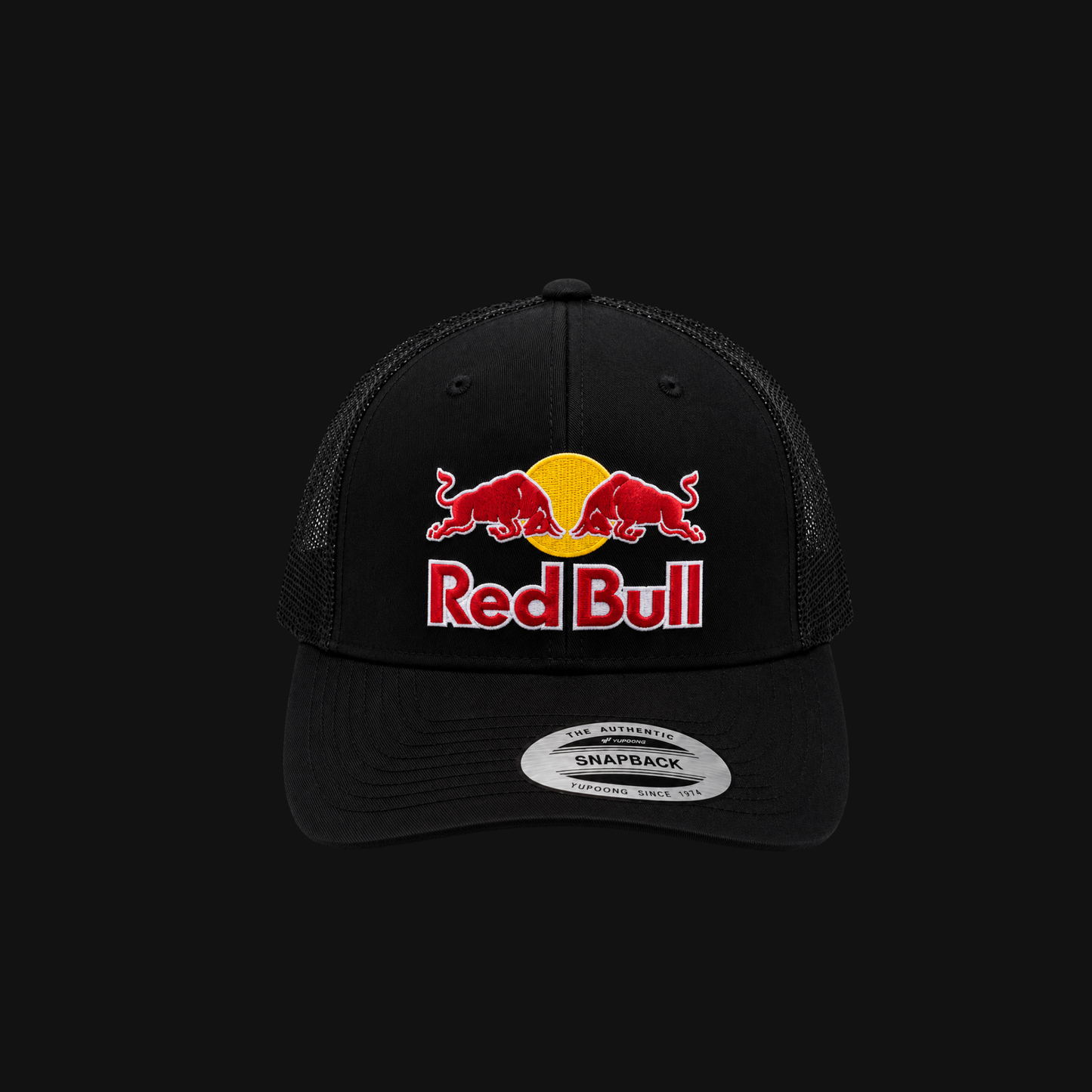(New Arrival) REDBULL Black Trucker Cap
