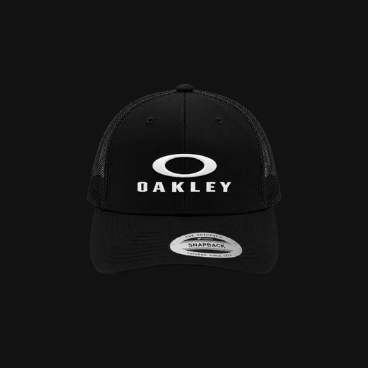 (New Arrival) OAKLEY BLACK Trucker Cap