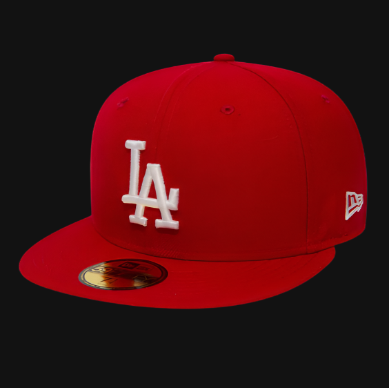 LA Dodgers Essential Red 59FIFTY Cap front